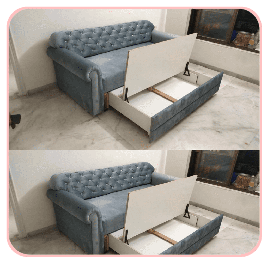 3 Fold Sofa Combed